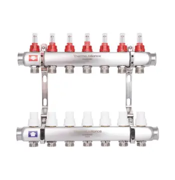 Коллектор с расходомерами Thermo Alliance Standart 1" 7 выходов SD0047
