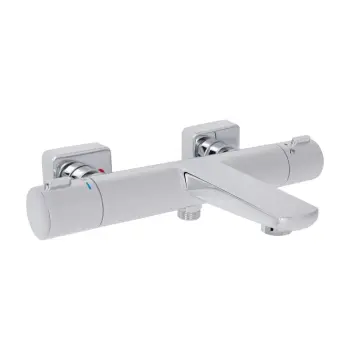 Смеситель для ванны Qtap Votice QVTC30T105GC латунный хромированный термостатический (QVTC30T105GC)