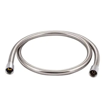 Душовий шланг Qtap QTHADPVC120C Hadice PVC120C полімерний хромований 1200 мм із системою проти скручування (QTHADPVC120C)