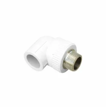 Уголок PPR Blue Ocean 25х1/2" белый 90° с наружной резьбой (SD00042178)