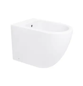 Біде підлогове Qtap QT13441381W Robin керамічне біле з горизонтальним випуском (QT13441381W)