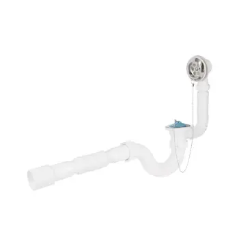 Сифон для ванны Lidz (WHI) 60 03 V001 00 прямоточный (выход 50 мм)