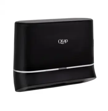 Тримач для паперових рушників Qtap Pohodli 300 мм QTDR600BP Black (Pobut)