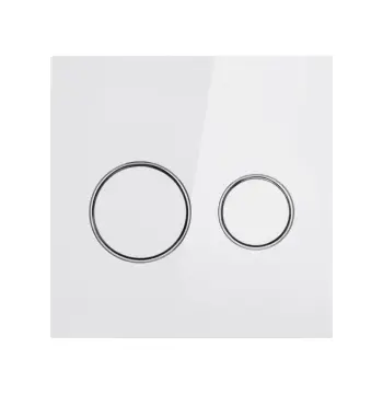 Панель смыва Qtap Nest Uni QT0211P01V1176W из ABS-пластика белая двухрежимная (QT0211P01V1176W)