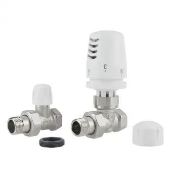 Термостатичний комплект Icma KIT L 1100+775+815 латунний прямий 3/4 (82KTLAD061100)