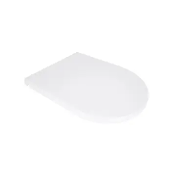 Сиденье для унитаза Qtap Robin Slim QT99HY2049W дюропластовое белое с микролифтом и быстрым съемом (QT99HY2049W)