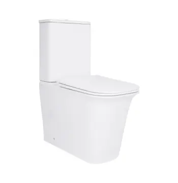 Унітаз-компакт Qtap Nando безобідковий з сидінням Soft-close QT12221222AW