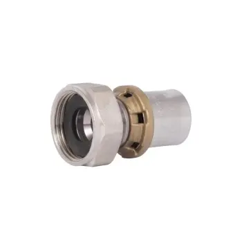Пресс-переходник Icma 416 20х3/4" латунный с внутренней резьбой и накидной гайкой (81416AEBQ06)