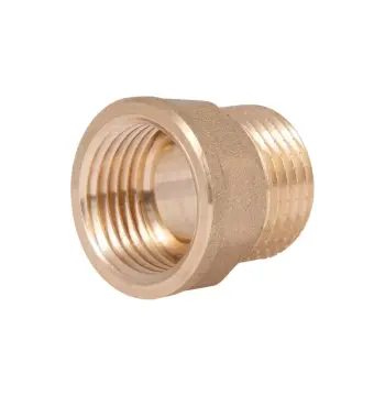 Переходник равнопроходной Thermo Alliance 1/2х1/2 Standart 1/2"х1/2" латунный с внутренней-наружной резьбой (SD4091515Р)