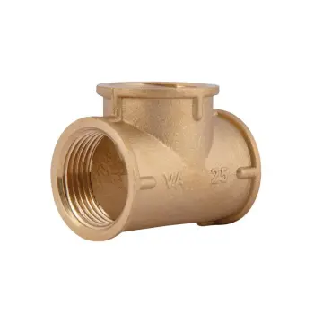 Тройник равнопроходной Thermo Alliance Standart SD41125 латунный с внутренней резьбой 1 (SD41125)