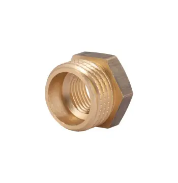 Футорка редукционная Thermo Alliance 1/2х3/8 Standart 1/2"х3/8" латунная с наружно-внутренней резьбой (SD423159)