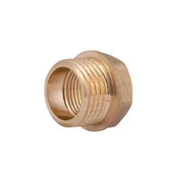 Футорка редукционная Thermo Alliance 1/2х1/4 Standart 1/2"х1/4" латунная с наружной-внутренней резьбой (SD423156)