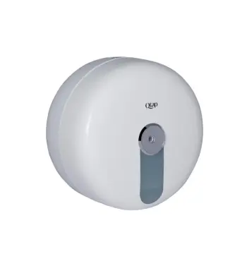 Диспенсер для паперових рушників Qtap Pohodli QT172WH42906 білий пластиковий з центральною витяжкою (QT172WH42906)