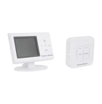 Тижневий програмований термостат Thermo Alliance ТА-2402RF пластиковий радіокерований (TA2402RF)