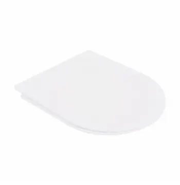 Сиденье для унитаза Qtap Presto QT26991217AW дюропластовое белое slim, быстросъемное с микролифтом (QT26991217AW)
