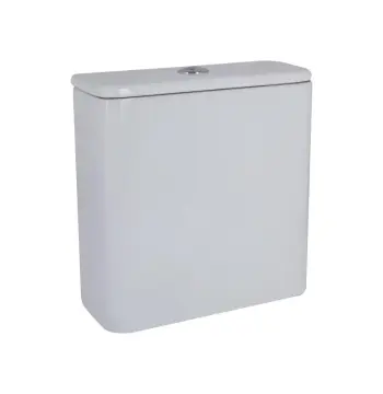 Бачок для напольного унитаза Qtap Nando QT12221222AW2 керамический белый с нижним подводом воды (QT12221222AW2)