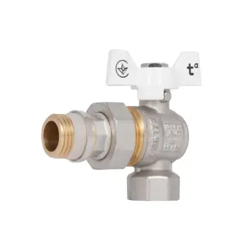 Кран Американка Thermo Alliance Standart з антипротіканням кутовий 1/2 PN40 конус SD901NW15PN40