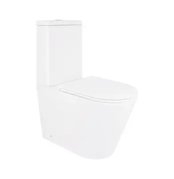 Унитаз-компакт Qtap Scorpio безободковый Ultra Quiet с сиденьем Soft-close QT14226088AW