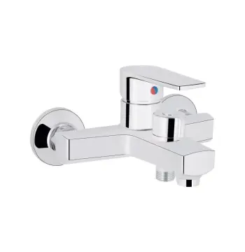 Смеситель для ванны Brinex 35C 006N пластиковый хромированный однорычажный (BRIN35C006N)