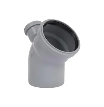 Відвід каналізаційний TA Sewage 1104550/90/135 V 110×45 мм+50/90/135 поліпропіленовий сірий вертикальний (EwV_110/45+50/90/135)