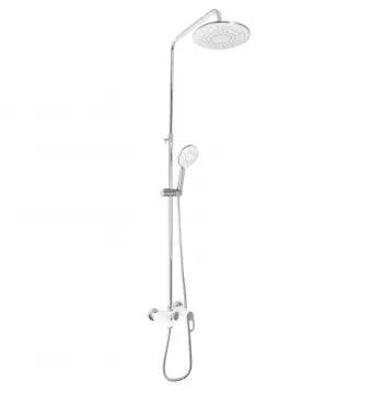 Душевая система Lidz k35 Latwa 1030 белая/хром с изливом на 3 потребителя (LDLAT1030WHI45427)