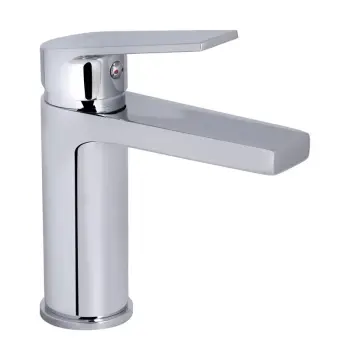 Смеситель для раковины Qtap Stenava New QTSTE270CRM45535 латунный, хром, однорычажный (QTSTE270CRM45535)