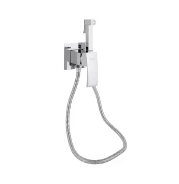 Набор для гигиенического душа Qtap Swan Cascada QTSWA262CRM45567 латунный хромированный квадратный скрытого монтажа (QTSWA262CRM45567)
