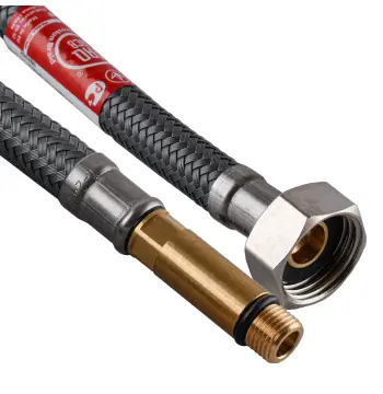 Шланг для смесителя TUCAI М10х1/2″ длинный штуцер 0,8м АНТИКОРРОЗИЯ TAQ GRIF ACB 204470