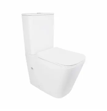 Унитаз напольный Qtap Tern Ultra Quiet безободковый с сиденьем Soft-Close QT17226003AW White