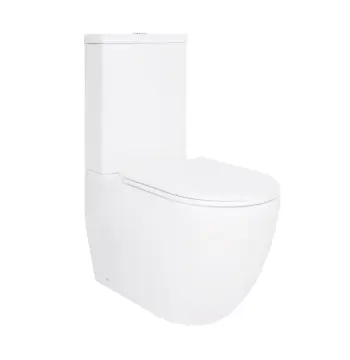 Унитаз-компакт Qtap QT13226089AW Robin Ultra Quiet белый безободковый с сиденьем Soft-close и смывом Tornado 3 (QT13226089AW)