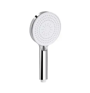 Лейка для ручного душа Qtap Rucni QTRUC125CRM45950 пластиковая хромированная, трехрежимная, круглая, 130 мм. (QTRUC125CRM45950)