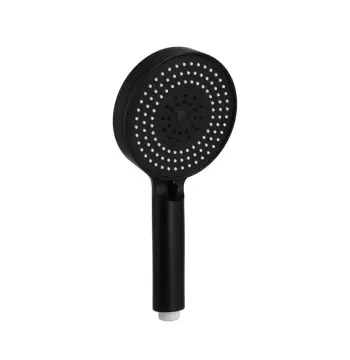 Лейка для ручного душа Qtap Rucni QTRUC125BLM45951 пластиковая черная матовая, круглая 130 мм, 3-режимная (QTRUC125BLM45951)