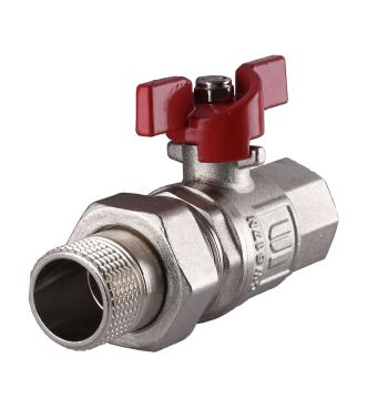 Кран кульовий прямий з американкою SELBA 3/4″ КБ SL1509