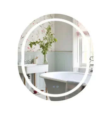 Дзеркало Qtap Gemini QT2578R8070 алюмінієве з сенсорним LED-підсвічуванням, антизапотіванням, димером та регулюванням температури світла (QT2578R8070)