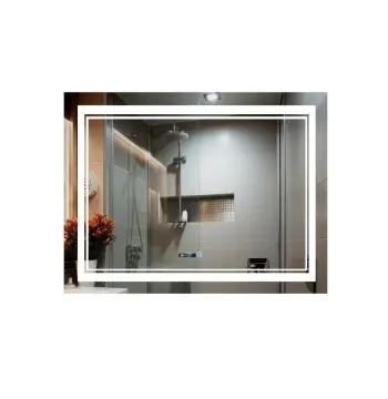 Дзеркало Qtap Cardinal (CA1) 1000х800 з LED-підсвічуванням Touch, з антизапотіванням, з димером, рег. темп. кольору (3000-6500K) QT0478C10080