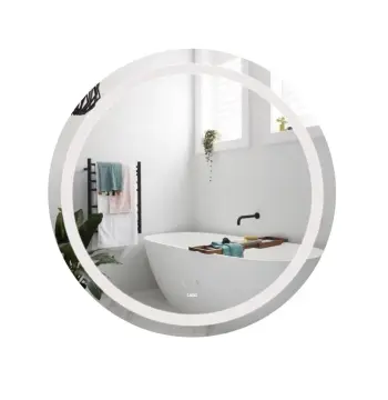 Дзеркало Lidz Aria R800 з LED-підсвічуванням Touch, з антизапотіванням, з димером, рег. яскравості LD78LR800
