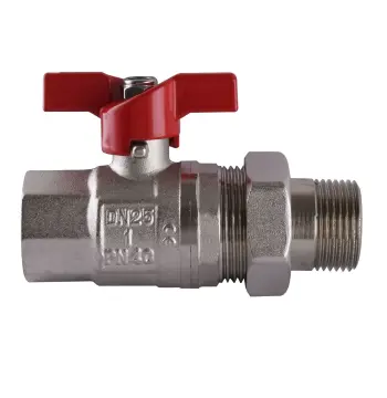 Кран шаровый прямой с американкой SELBA 1″ КБ SL1509