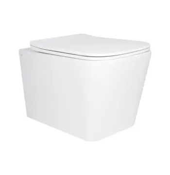 Унитаз подвесной Qtap QT17332303AW Tern Ultra Quiet белый безободковый с сиденьем soft-close (QT17332303AW)