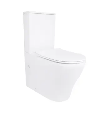 Унитаз-компакт напольный Qtap QT18226092AW Virgo Ultra Quiet керамический белый, безободковый с сиденьем Soft-close (QT18226092AW)