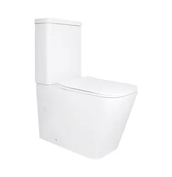 Унітаз-компакт Qtap QT27228303W Stenava білий безобідковий з сидінням Soft-close (QT27228303W)