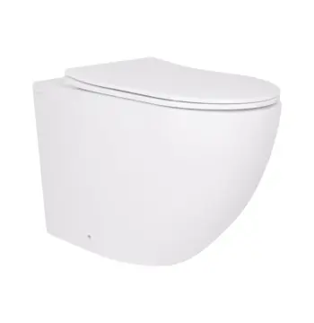 Унитаз подвесной Qtap Robin Ultra Quiet белый керамический, безободковый с сиденьем Soft-close (QT13332381AW)