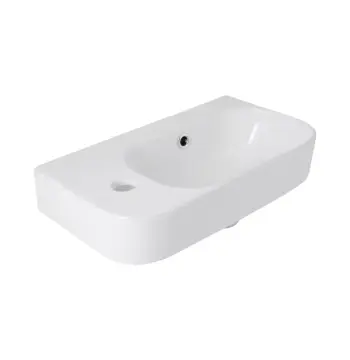 Раковина Qtap Tern керамическая белая подвесная 450×250 мм (QT1711H02LW)