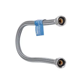 Гибкая подводка Thermo Alliance 1/2x1/2 Standart нейлоновая 20 см 1/2"x1/2" ВВ (TAS387W20)