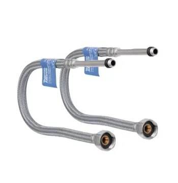 Шланг для подключения смесителя Thermo Alliance Standart (пара) 100 см NYLON M10x1/2"В длинная игла TAS386W100L