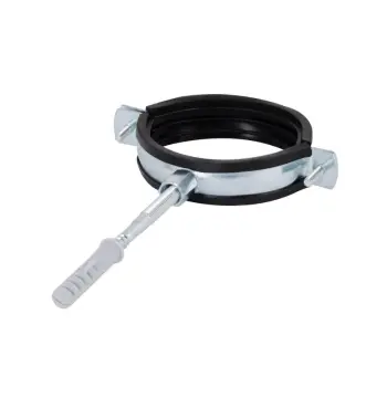 Хомут Thermo Alliance D75-80 Standart 2 1/2" стальной с черной резиновой прокладкой 75-80 мм (SD10063B)