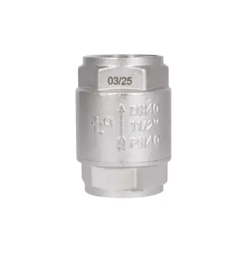 Зворотний клапан Thermo Alliance Forte TAF240W40 нікельований з латунним штоком 1 1/2" ВВ (TAF240W40)
