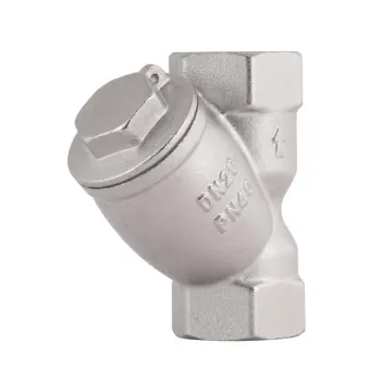 Косой фильтр грубой очистки Thermo Alliance Forte TAF124W20 латунный никелированный 3/4" ВВ для воды (TAF124W20)