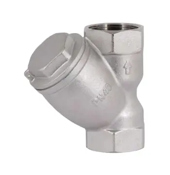 Косой фильтр грубой очистки воды Thermo Alliance Forte TAF124W50 латунный никелированный 2" ВВ (TAF124W50)