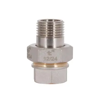 Сгон-американка Thermo Alliance Standart 1/2"ВН никель, прямой TAS190W15