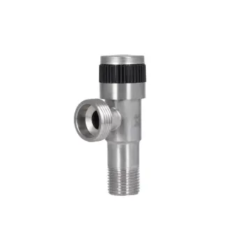 Кран кутовий Thermo Alliance Standart 1/2"Зх3/4"З нерж., з керам. буксою TAS345W1520SS